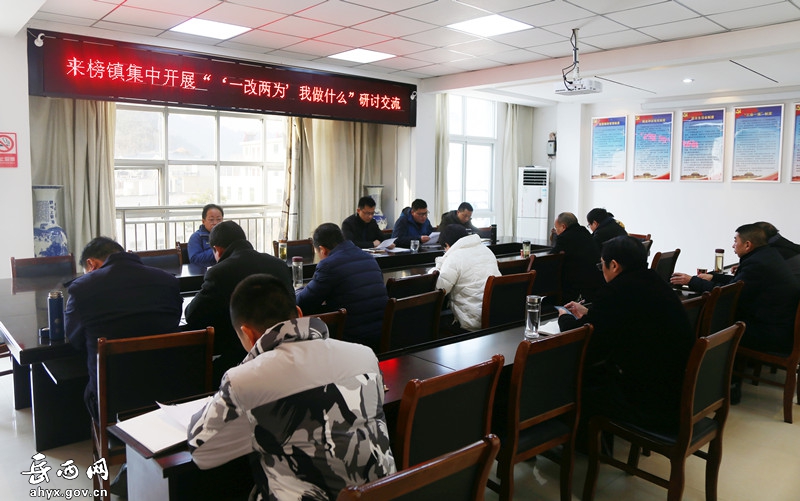 来榜镇召开“‘一改两为’我做什么”集中学习研讨会
